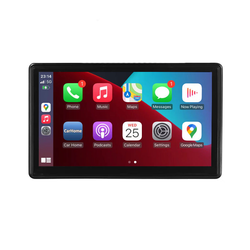 Bärbar IPS Car Smart Screen Trådlös projektionsskärm Carplay Android AUTO