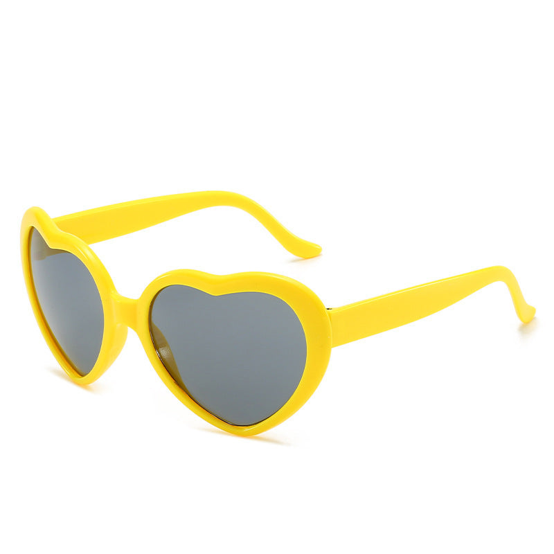 Heart-Shaped Light Love Special Effects Glasses Love Glasses Fashion Sunglasses