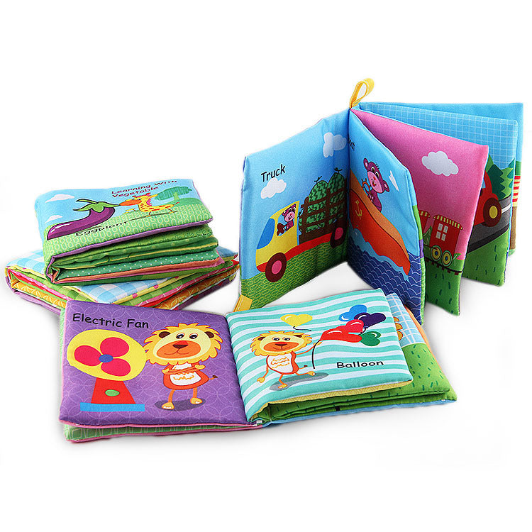 Livre en tissu pour bébé, matériel pédagogique, développement, jouets éducatifs pour la petite enfance