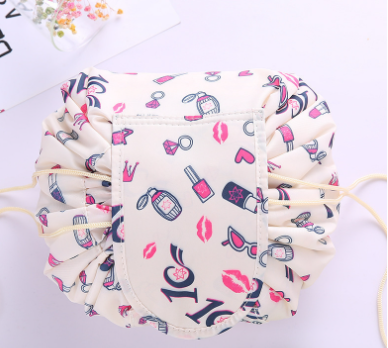 Minimalist Large Cosmetic Travel Organizer - Simple & Portable Beauty Storage Bag