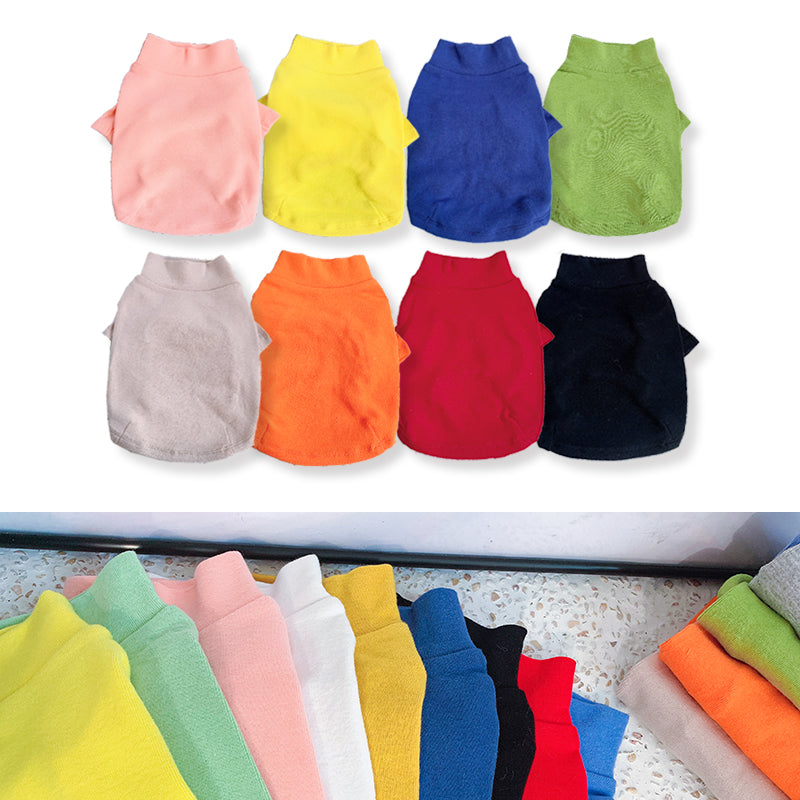 Vêtements anti-poils pour chiens et chats à fond en coton pour petits chiens