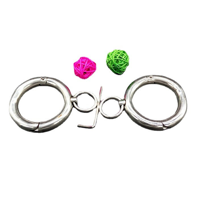 Runda ankelarmband i rostfritt stål för män och kvinnor