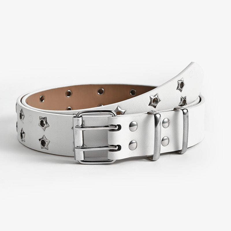 Women's Fashion Stars Decorative Double-Row Belts - Stellar Statement