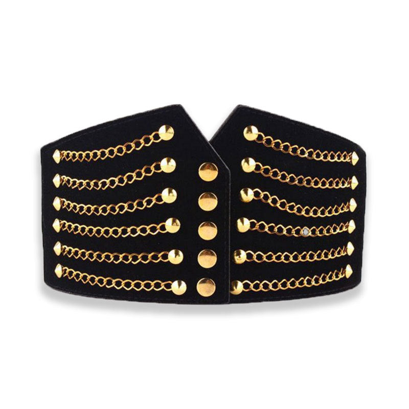 Djup 1st Kvinnor Mode Slim Corset Ceintures de smoking Élastiques Balten