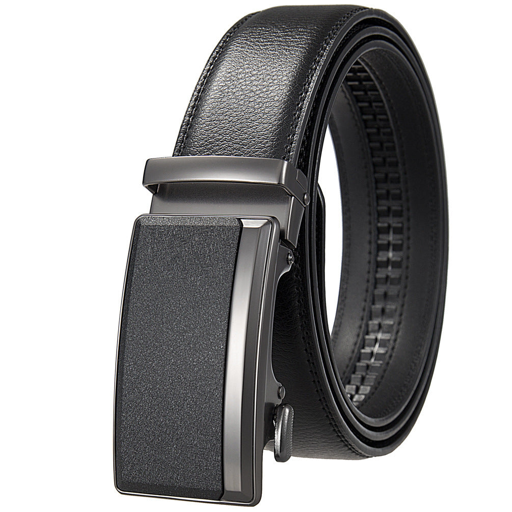Men's Business Split Leather Belt - Professional Excellence