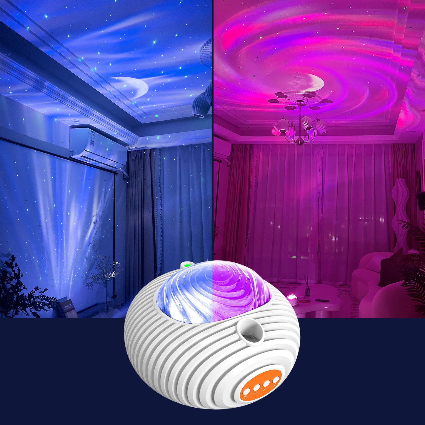 Holiday Entertainment Projector - Northern Lights, Milky Way, Starry Sky