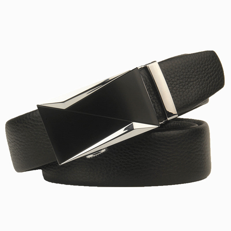 Men's Plus Size Extended Automatic Buckle Belt - Inclusive Comfort