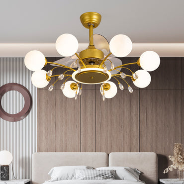 Vardagsrum Takfläkt Lampa Kreativ Ljuskrona