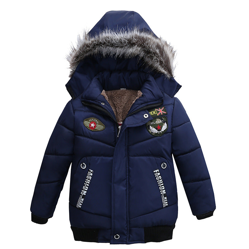 Vestes matelassées en coton pour garçons de petite et moyenne taille