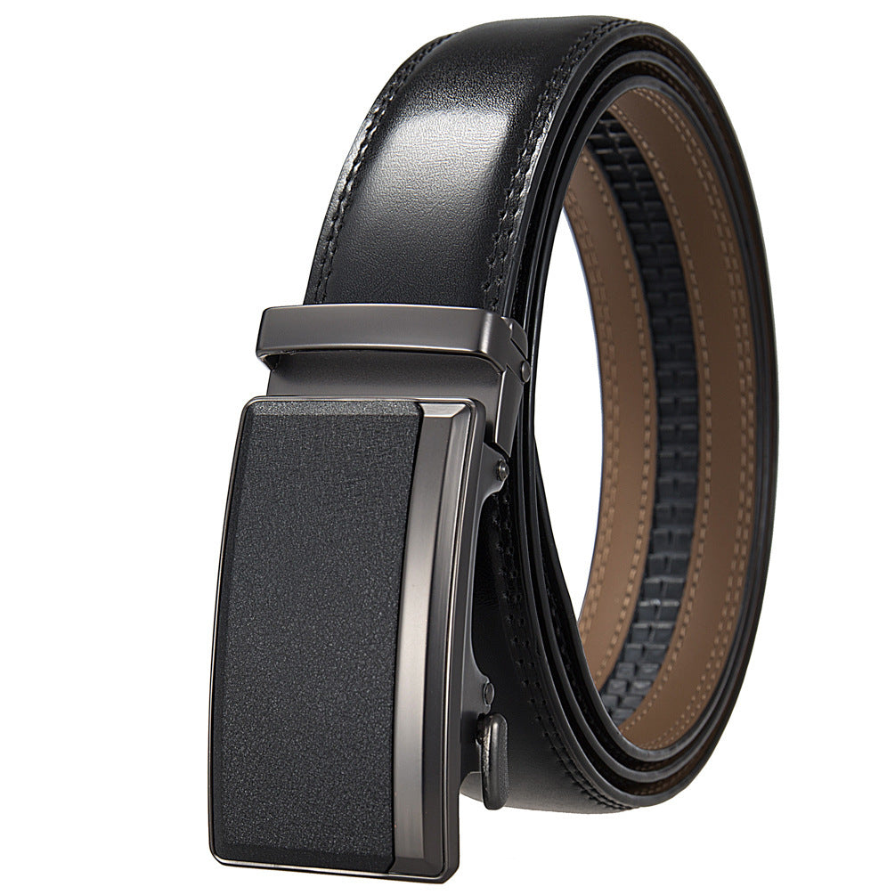 Men's Business Split Leather Belt - Professional Excellence