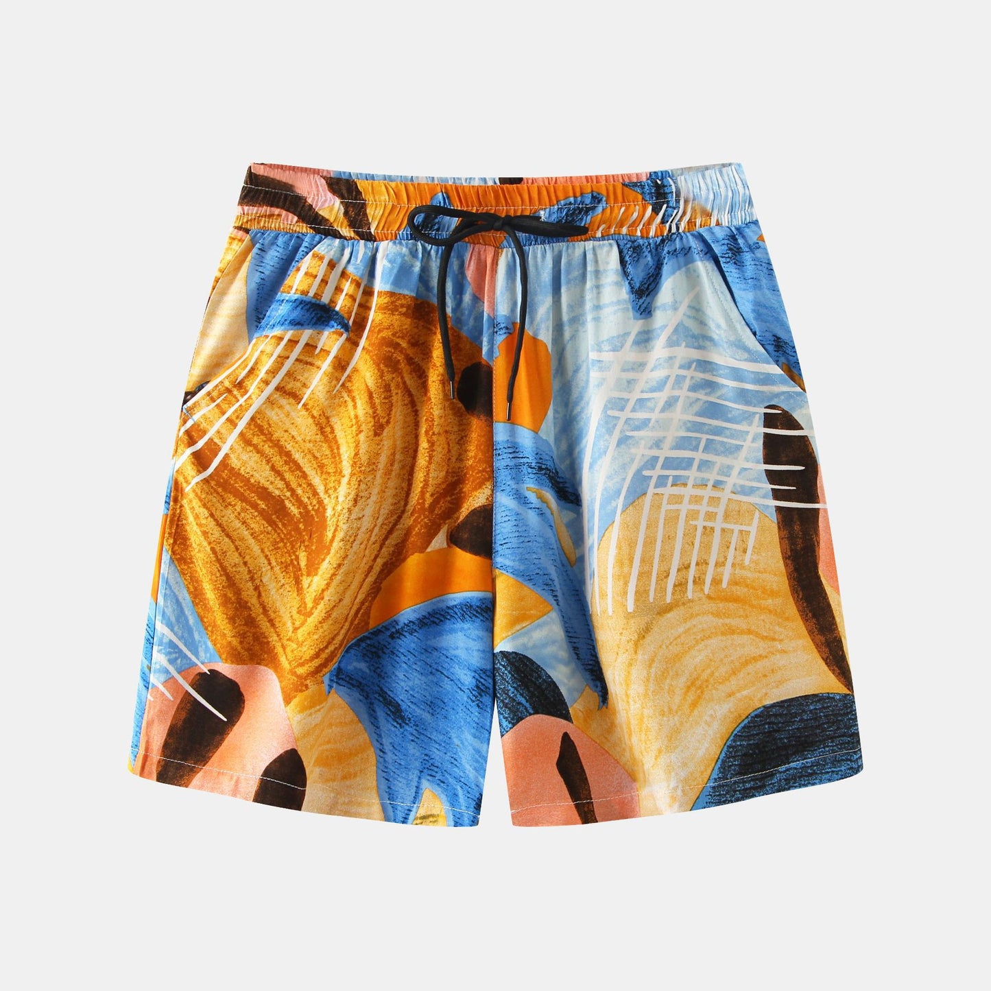 Chemise à manches courtes à la mode Hawaii Beach, deux pièces