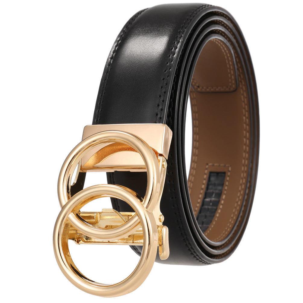 Men's Fashion Comfort Click Belt - Premium Metallic Buckles