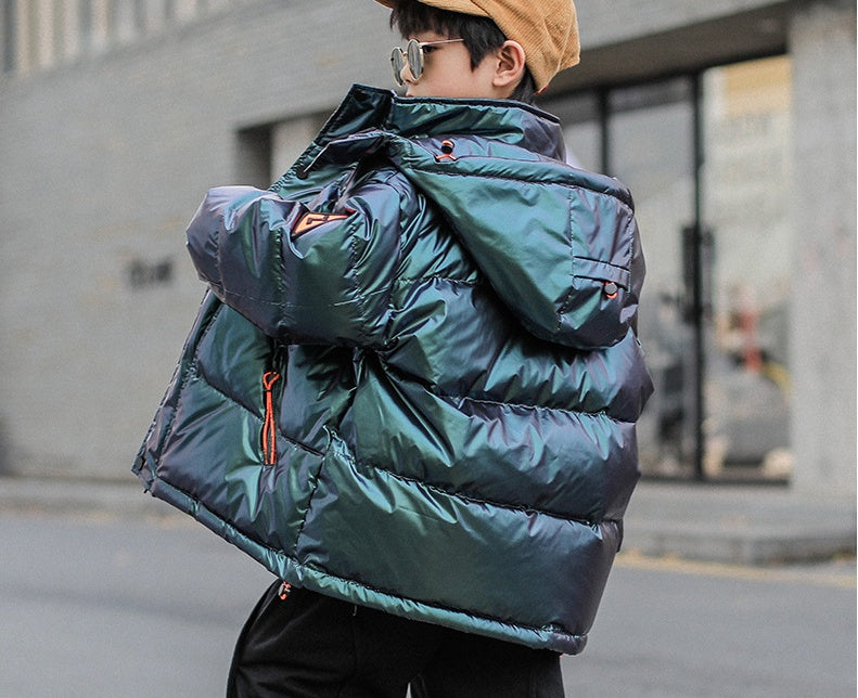 Veste d'hiver épaisse en duvet de canard blanc pour enfants, Style occidental, grands enfants