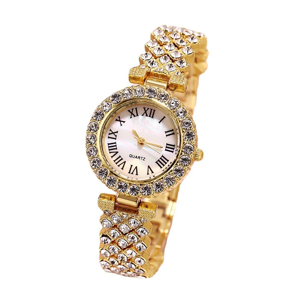 Diamond Women Watches Luxury Fashion Rhinestone Quartz Bracelet Wrist Watch For Women - Glamorous Sophisticated Elegant Sparkling