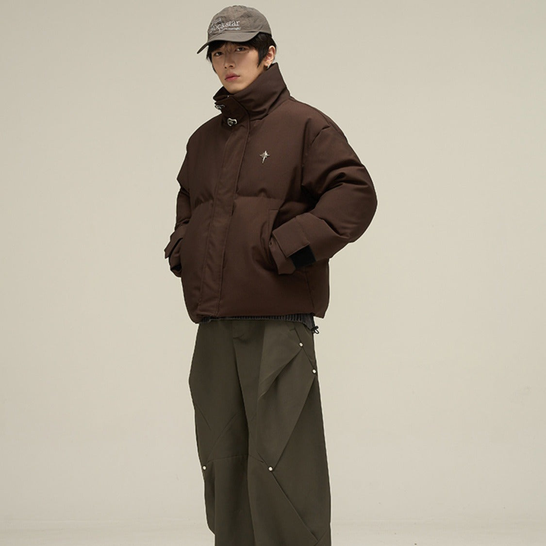 Veste matelassée en duvet de coton American Retro pour homme