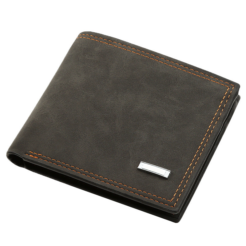 Portefeuille pour hommes Portefeuille multifonctionnel Portefeuille Mode Style court