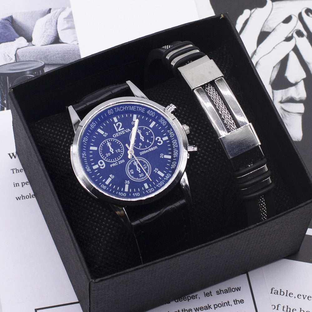 Blue Light Glass Wrist Watch Men New Watches - Stylish Functional Sleek Elegant Sophisticated Unique Trendy Statement