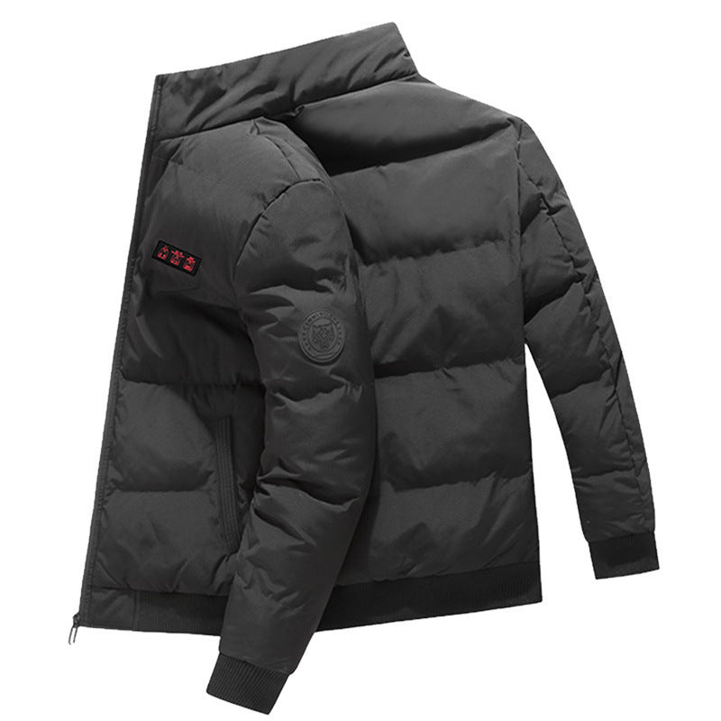 Veste chauffante chaude d'extérieur, coupe-vent, vêtements rembourrés en coton, chauffage USB, garde au chaud en hiver