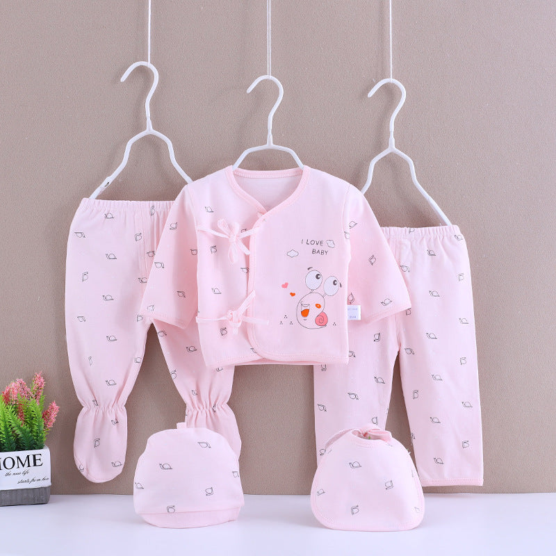 Bomull babykläder våren och sommaren underkläder set