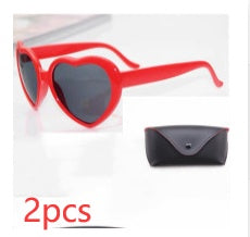 Heart-Shaped Light Love Special Effects Glasses Love Glasses Fashion Sunglasses
