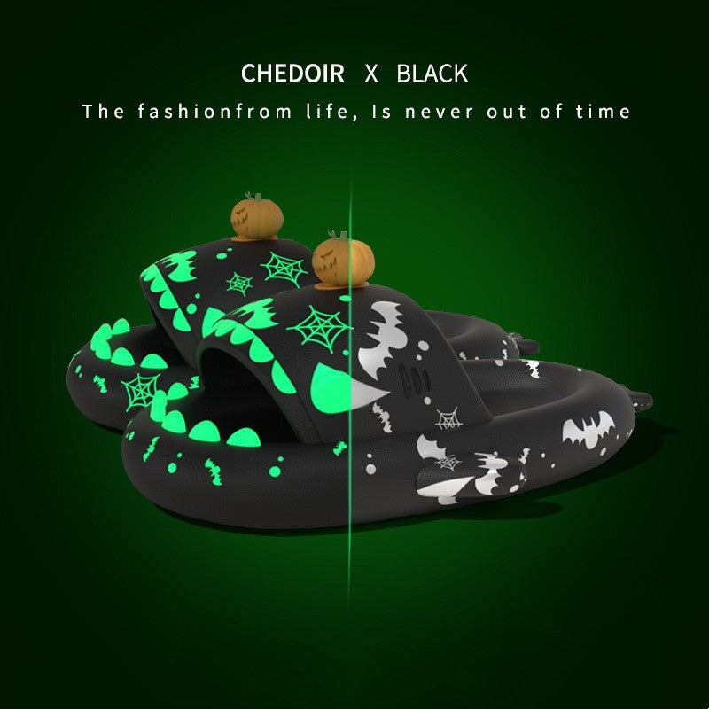 Luminous Shark Slippers - Holiday Platform Shoes - Trendy Collection
