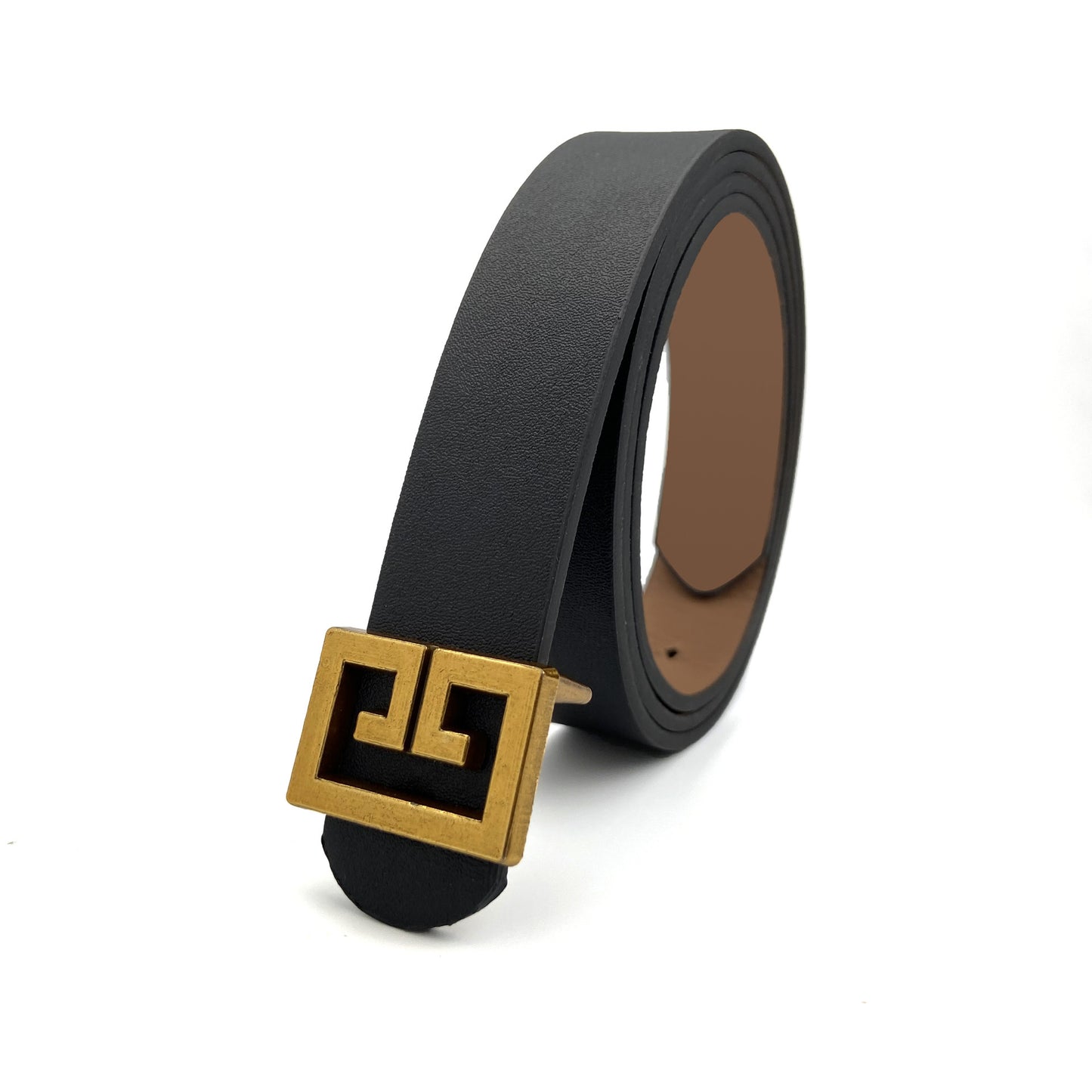 Women's Bronze Decorative Belts for Clothes - Sophisticated Elegance