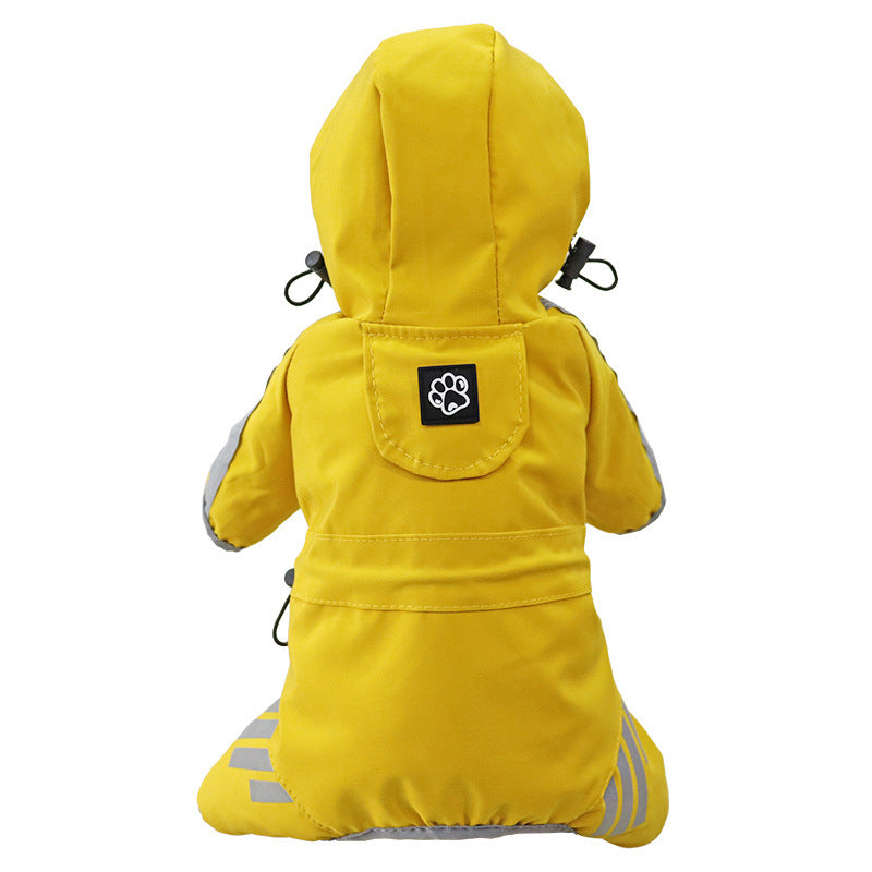 Manteau imperméable pour chien, paquet complet, Cape de pluie imperméable de quatre pieds, produits pour animaux de compagnie