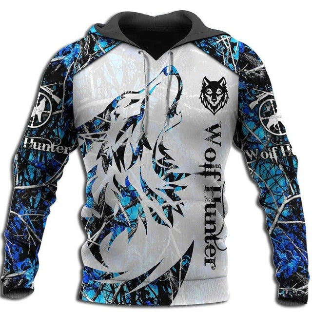 Sweats à capuche pour hommes Cool Street à imprimé animal