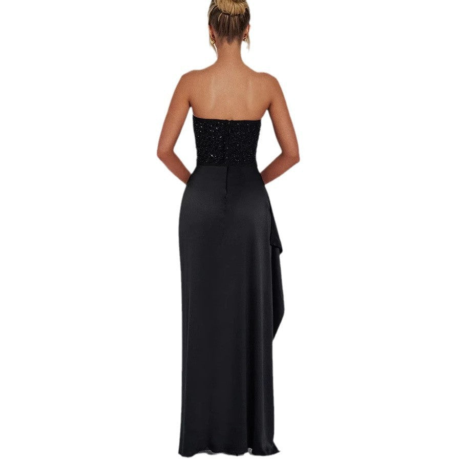 Spring And Summer Party Split Dress