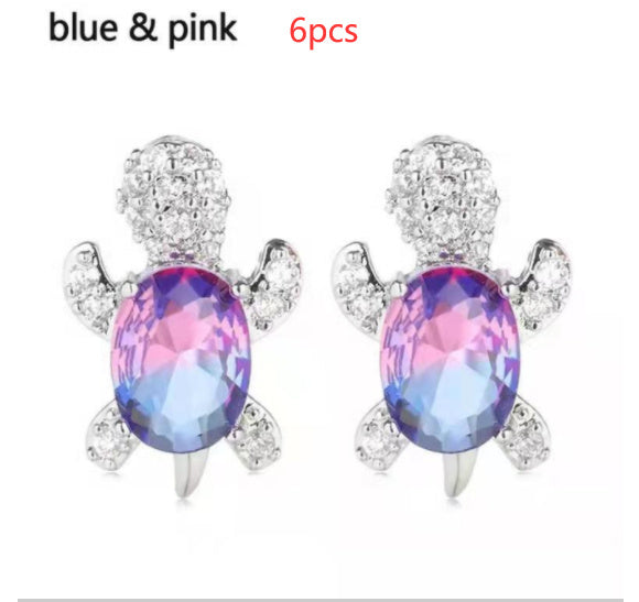 Cute Little Animal Niche Design Earrings Jewelry Stud Earrings
