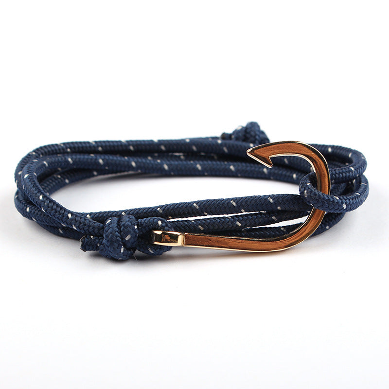 Justerbart Paracord Ankararmband Kvinna Män Berlockarmband