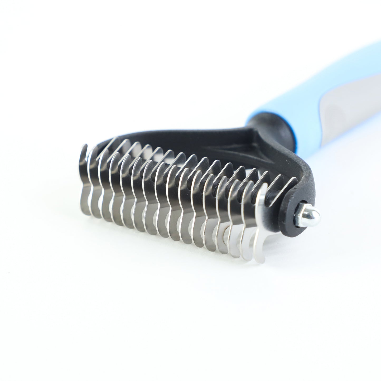 Stainless Steel Pet Brush - Double-Sided Hair Removal Comb for Grooming