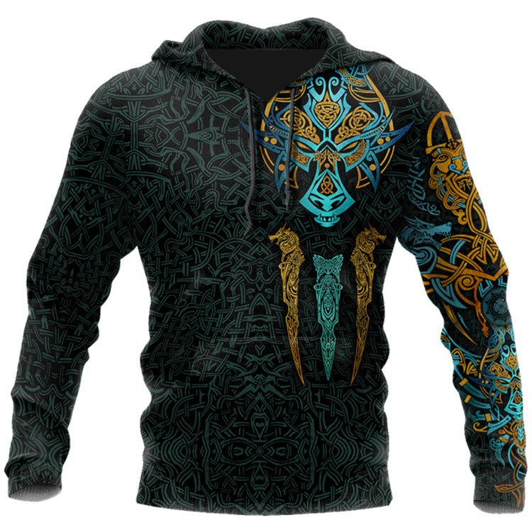 Sweats à capuche pour hommes Cool Street à imprimé animal