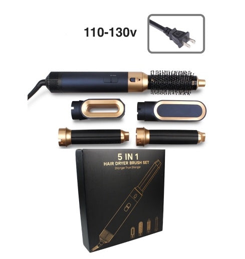 5-in-1 Hair Styler - Multi Hair Dryer & Curling Iron Set