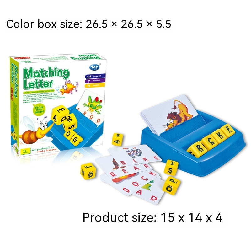 Jeu de bureau Alphabet, apprentissage des nombres, jouets d'éducation précoce assortis