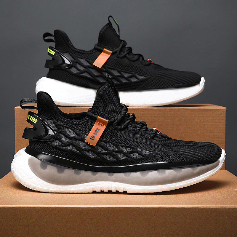 Mesh Sneakers Herr Löparskor med snörning