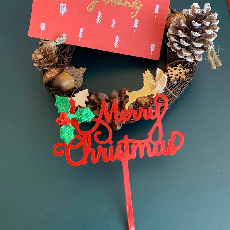 Préparez des décorations de gâteaux pour Noël