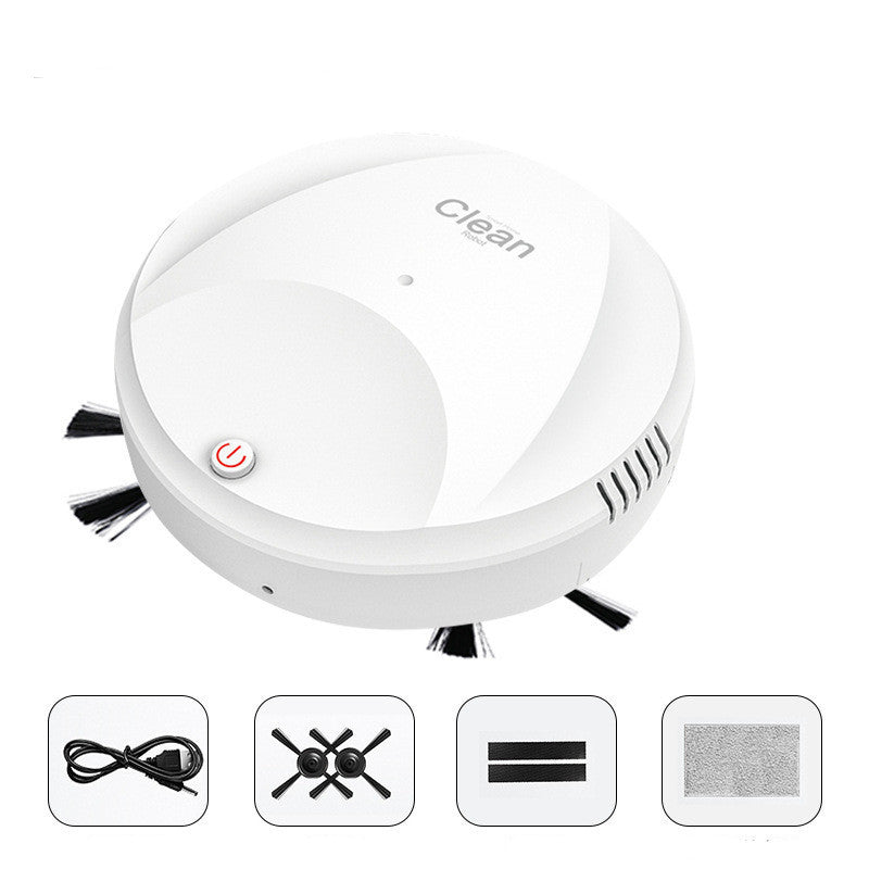 USB Rechargeable Robot Mop - Automatic Floor Cleaning Machine with Spray Function