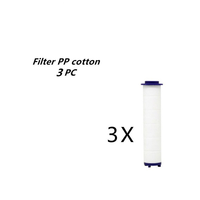 Pommeau de douche à hélice avec bouton d'arrêt et filtre en coton, buse de douche à main haute pression turbocompressée