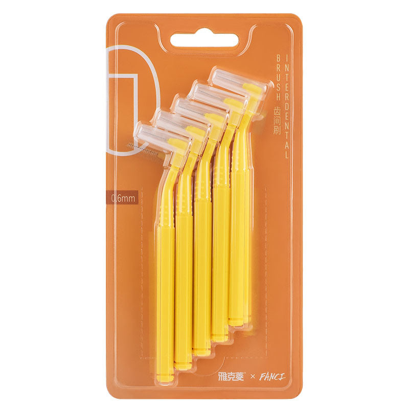 Ensemble de soins bucco-dentaires de nettoyage de brosse interdentaire douce en forme de L
