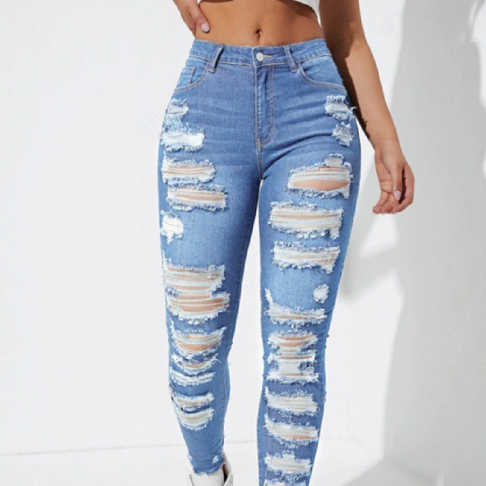 All-match Skinny Denim Trousers For Women - Universal Appeal