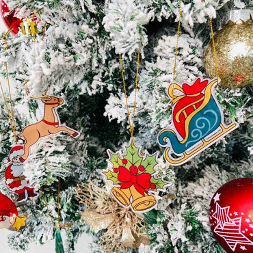 Pendentif de voiture de décoration de noël, ornement suspendu, décoration de maison, pendentif de décoration intérieure