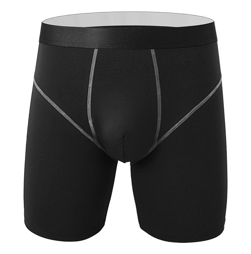 Herr Slitstarka Ben Casual Boxers Med Mellanhöga