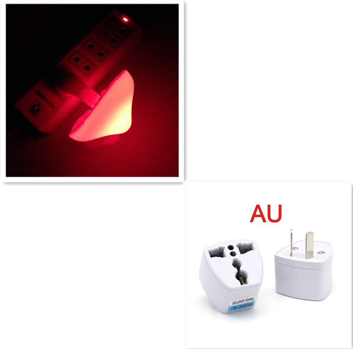 Lampe LED à prise murale en forme de champignon, prise ue US, blanc chaud, capteur de contrôle de la lumière, lumière de chambre à coucher, décoration de la maison