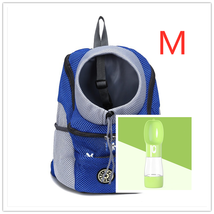 Pet Dog Carrier Carrier For Dogs Ryggsäck Ut Dubbel axel Bärbar Travel Outdoor Carrier Bag Mesh