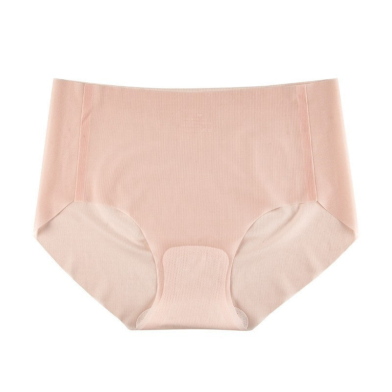 Seamless Ice Silk Pure Cotton Sports Underwear Women