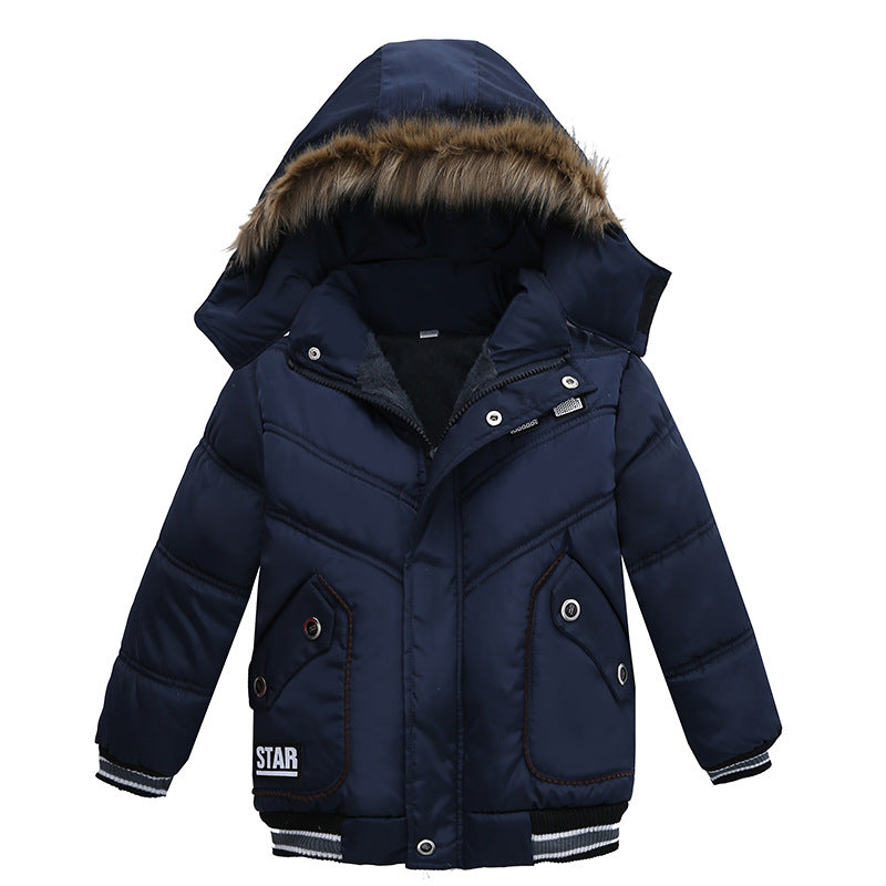 Vestes matelassées en coton pour garçons de petite et moyenne taille