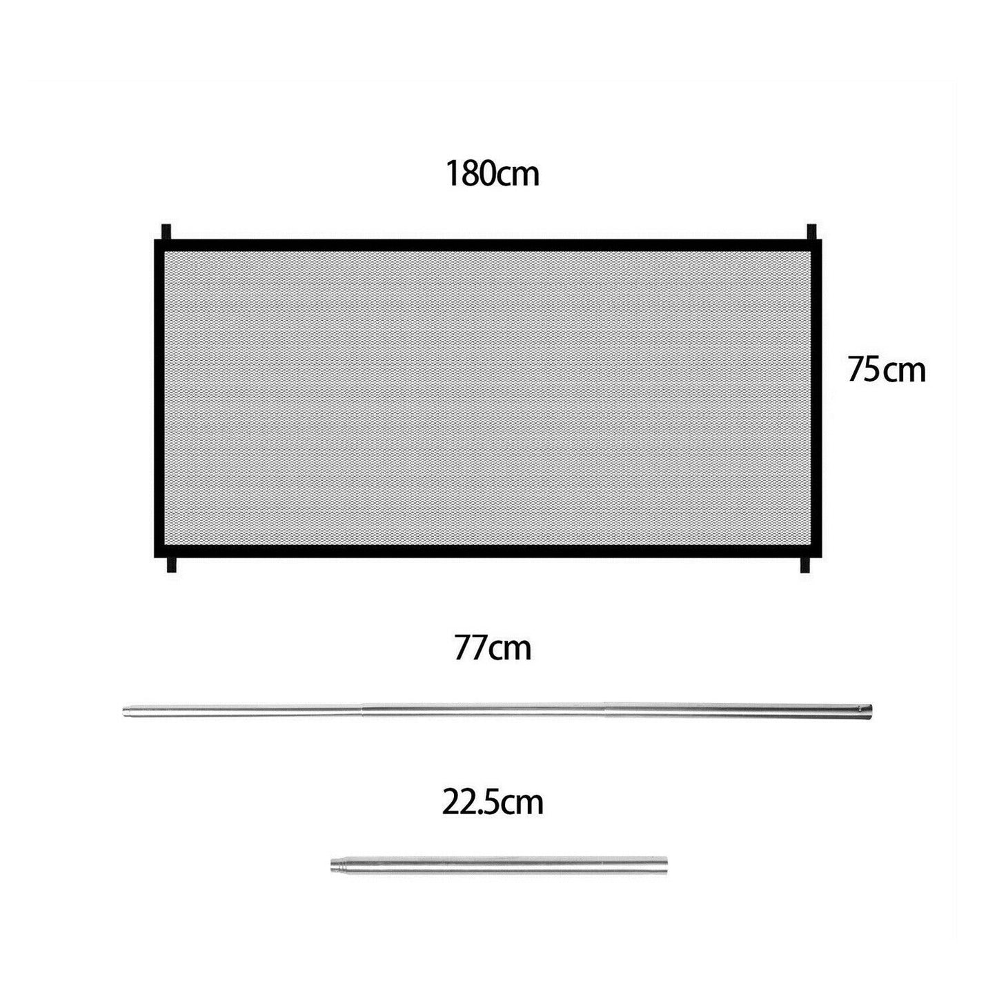 Pet Dog Fence Gate Safe Guard Säkerhetsinhägnad Hundstaket Hund Gate The Genial Mesh Magic Pet Gate Pet Supplies Dropshipping