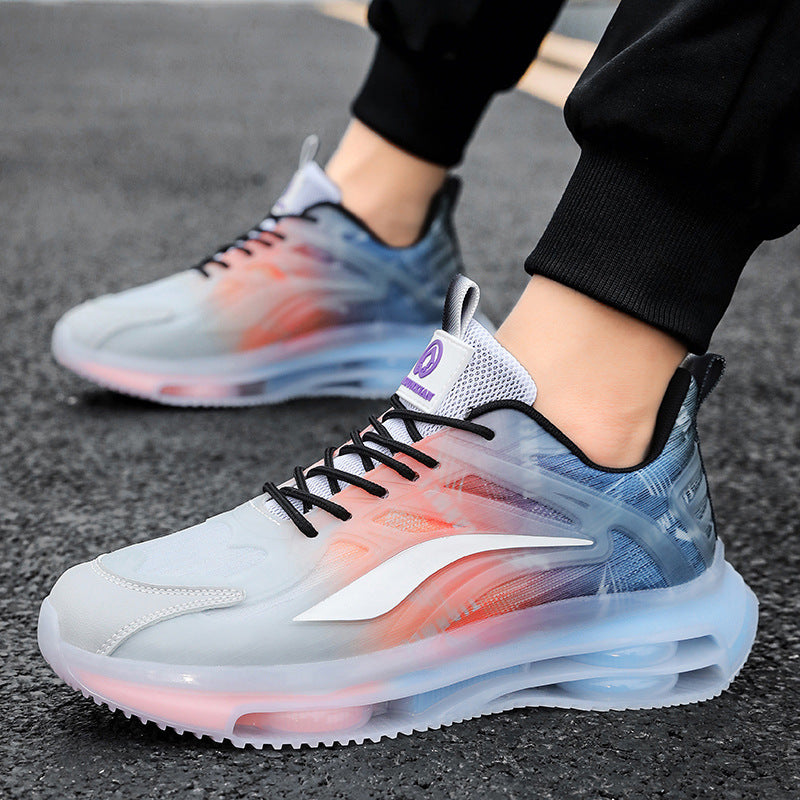 Mode utomhus stora herrsneakers i casual stil