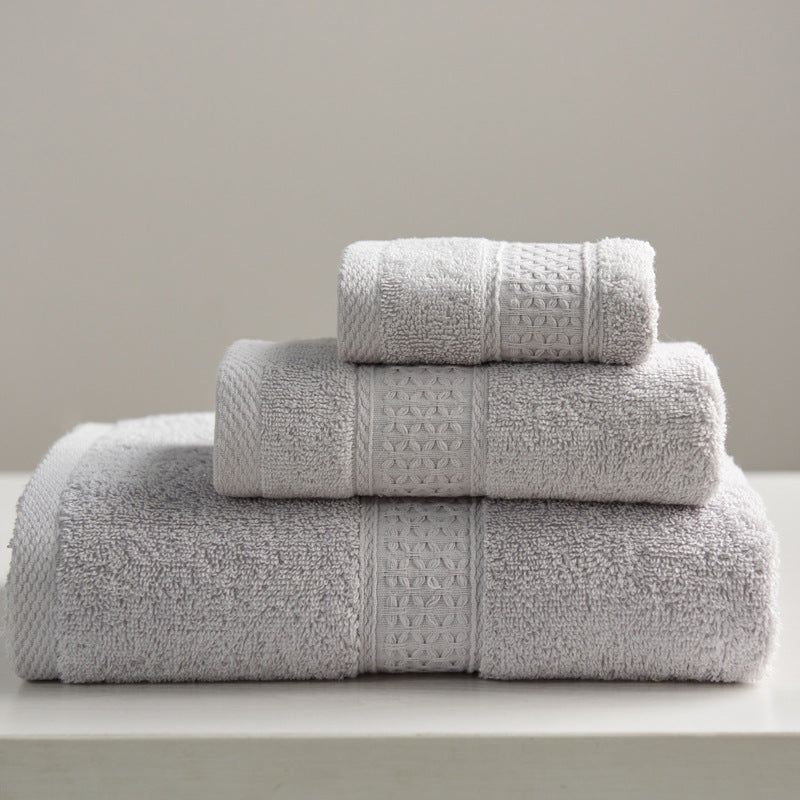 Serviette carrée de Style minimaliste, ensemble de serviettes de bain en pur coton
